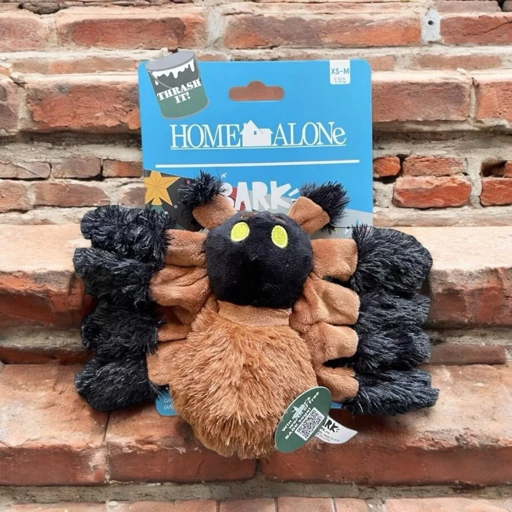 Home Alone Movie Plush Tarantula Spider Christmas Holiday Bark Box Dog Toy